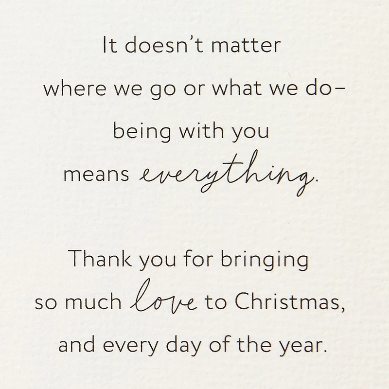 I Love Spending the Season With You Romantic Christmas Card for only USD 5.59 | Hallmark