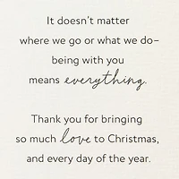 I Love Spending the Season With You Romantic Christmas Card for only USD 5.59 | Hallmark