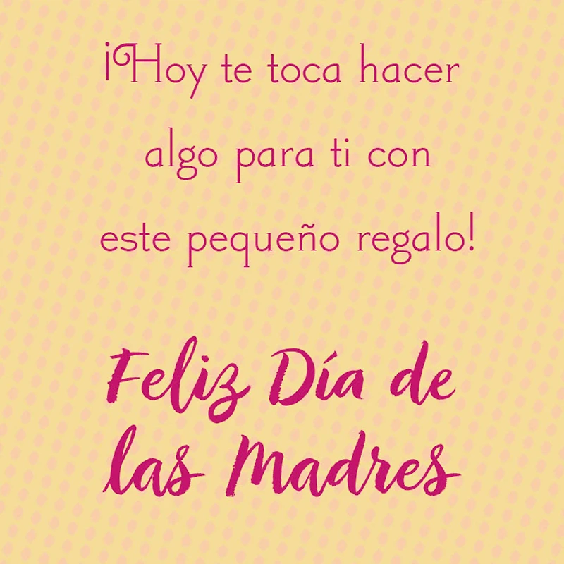 Do Something Nice for You Spanish-Language Money Holder Mother's Day Card for Mom for only USD 3.99 | Hallmark