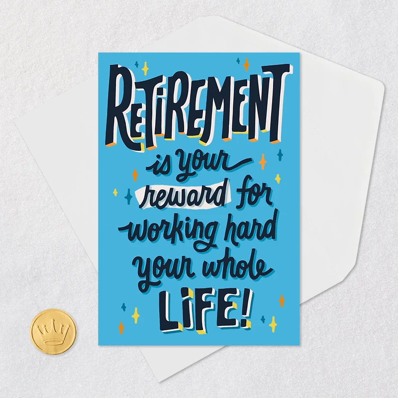 Reward for Not Getting Fired Funny Retirement Card for only USD 3.99 | Hallmark