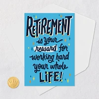 Reward for Not Getting Fired Funny Retirement Card for only USD 3.99 | Hallmark