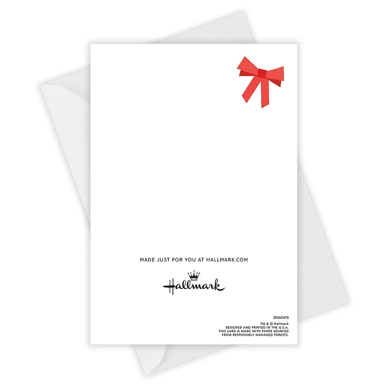 Modern Red Bow Custom Holiday Card for only USD 4.99 | Hallmark