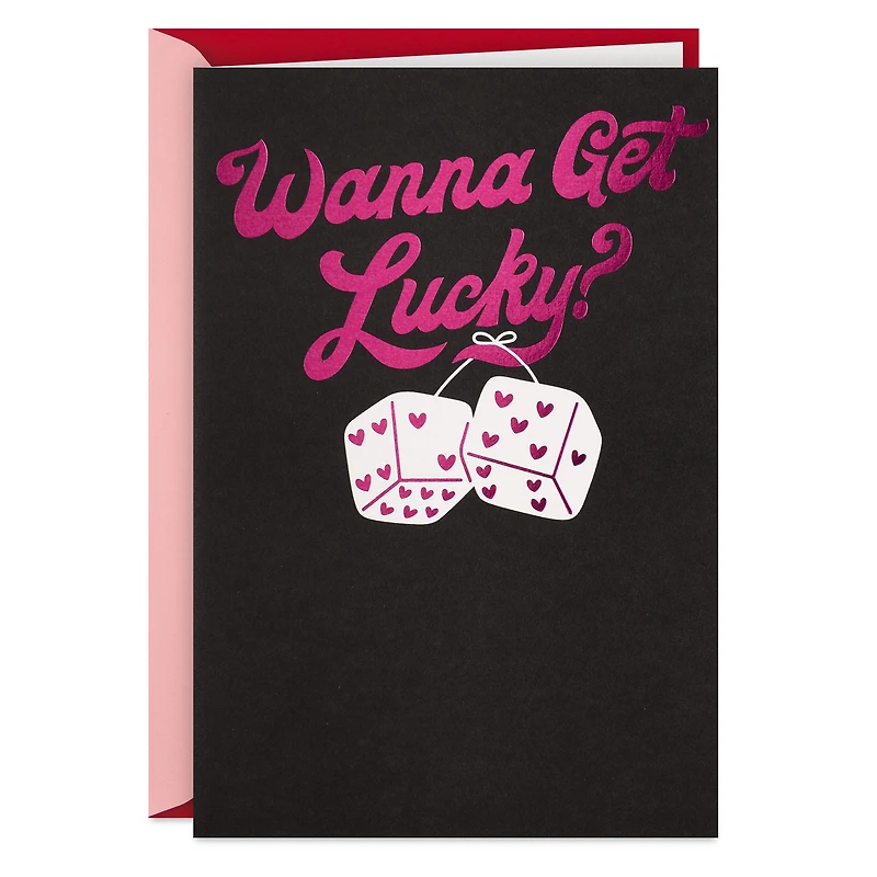 Wanna Get Lucky Funny Valentine's Day Card for only USD 4.49 | Hallmark