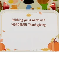 Peanuts® Give Thanks 3D Pop-Up Thanksgiving Card for only USD 8.99 | Hallmark