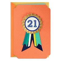 You're Beyond Ordinary 21st Birthday Card With Wearable Badge for only USD 6.99 | Hallmark