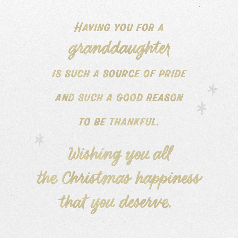 You Make Our Family Tree More Beautiful Christmas Card for Granddaughter for only USD 5.99 | Hallmark