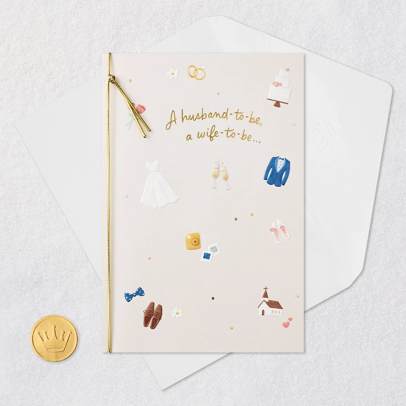 Happy Life-to-Be Wedding Shower Card for Bride and Groom for only USD 5.99 | Hallmark