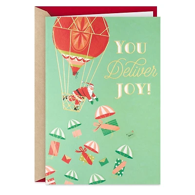 You Deliver Joy Christmas Card for Mail Carrier for only USD 3.99 | Hallmark