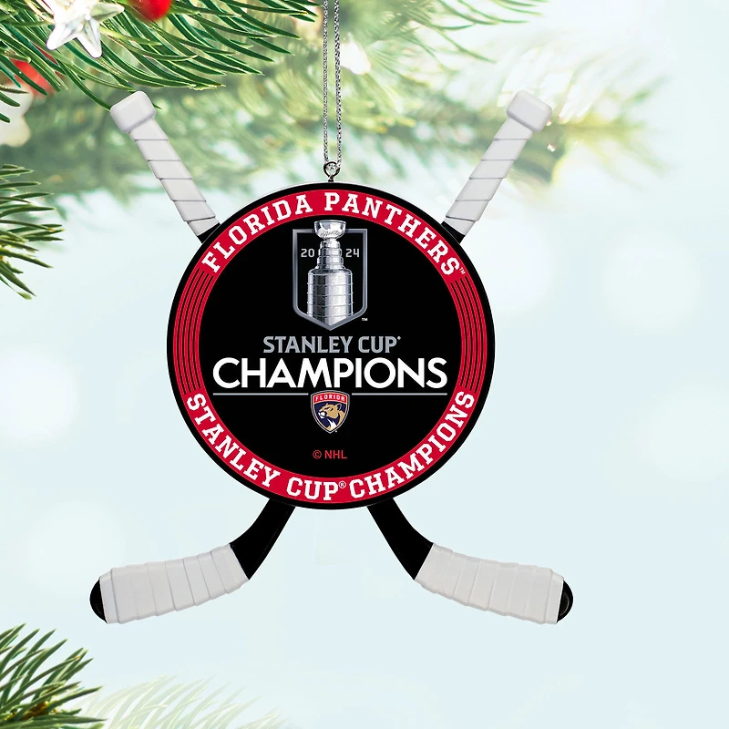 NHL Florida Panthers™ 2024 Stanley Cup® Champions Hockey Ornament for only USD 12.49 | Hallmark