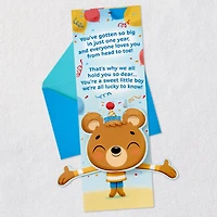 Loved From Head to Toe Pop-Up First Birthday Card for Boy for only USD 6.59 | Hallmark