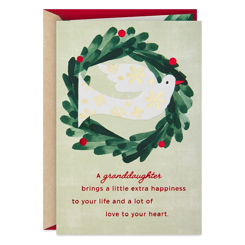 You Bring a Lot of Love Christmas Card for Granddaughter for only USD 5.59 | Hallmark