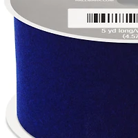 1.5" Navy Blue Velvet Ribbon, 15' for only USD 6.99 | Hallmark