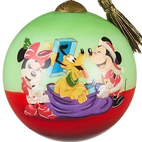 Disney Mickey and Friends Ne'Qwa Art® Hand-Painted Glass Hallmark Ornament for only USD 40.49 | Hallmark