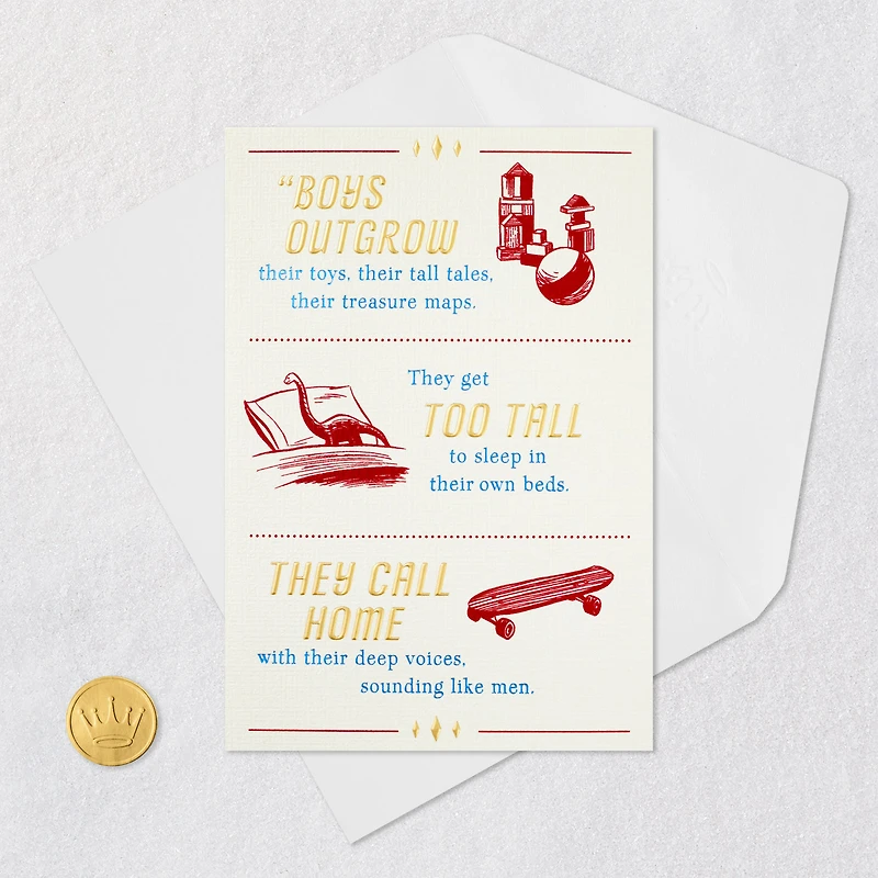 I'll Never Outgrow You Mother's Day Card for Mom From Son for only USD 5.29 | Hallmark