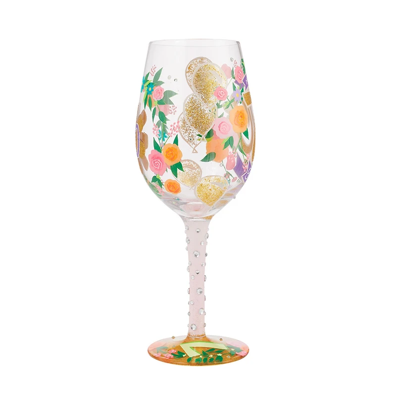 Lolita Happy 70th Birthday Handpainted Wine Glass, 15 oz. for only USD 34.99 | Hallmark