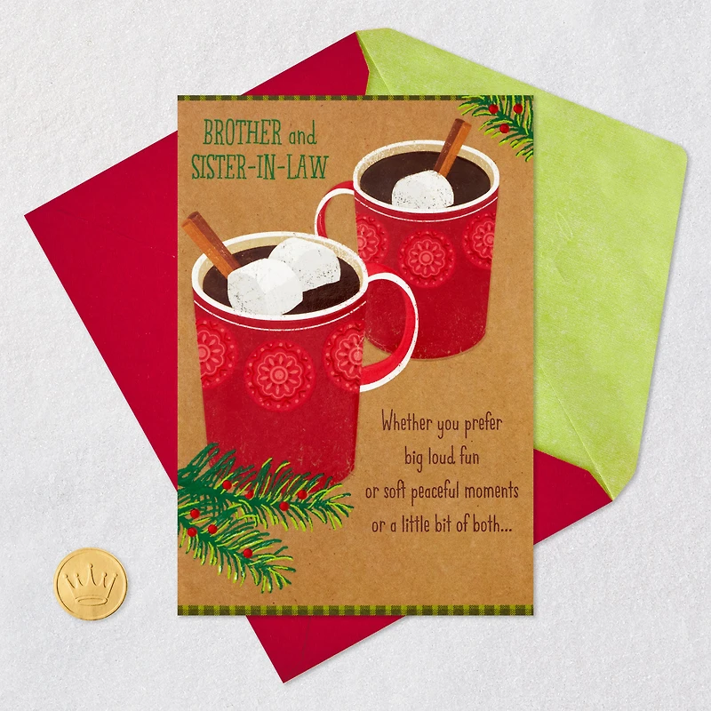 Very Merry Holiday Card for Brother and Sister-in-Law for only USD 4.29 | Hallmark