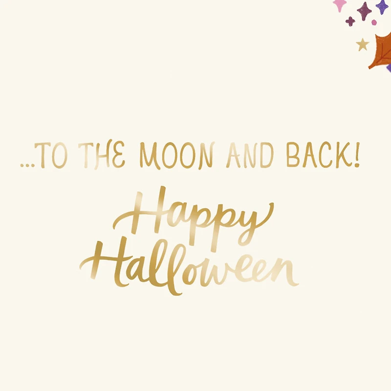 Love You to the Moon and Back Halloween Card for Granddaughter for only USD 3.59 | Hallmark