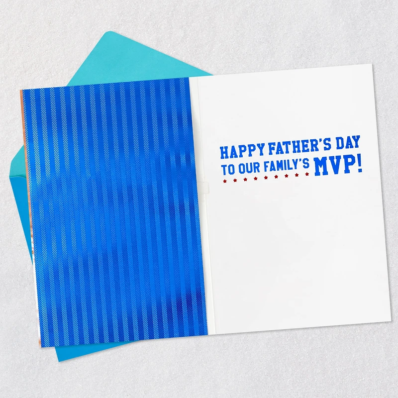 You're Our Family's MVP Musical Father's Day Card for Dad for only USD 7.99 | Hallmark