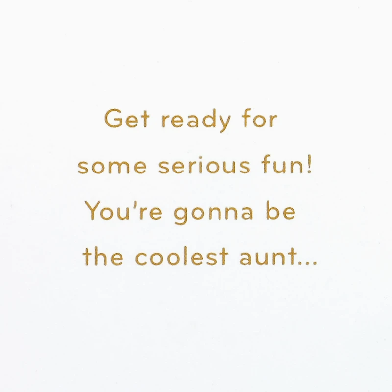 In Your Aunt Era New Baby Card for only USD 3.99 | Hallmark