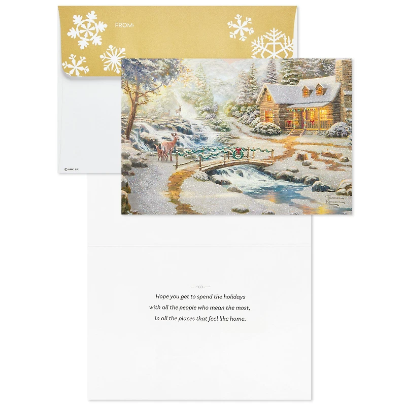 Thomas Kinkade Places Like Home Boxed Christmas Cards, Pack of 16 for only USD 17.49 | Hallmark