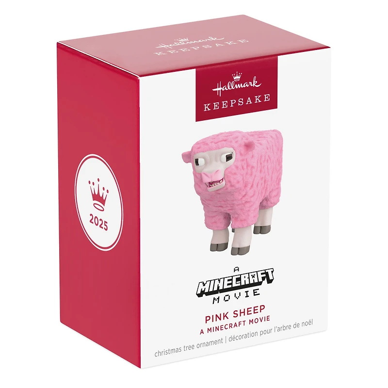 A Minecraft Movie Pink Sheep Ornament for only USD 22.99 | Hallmark