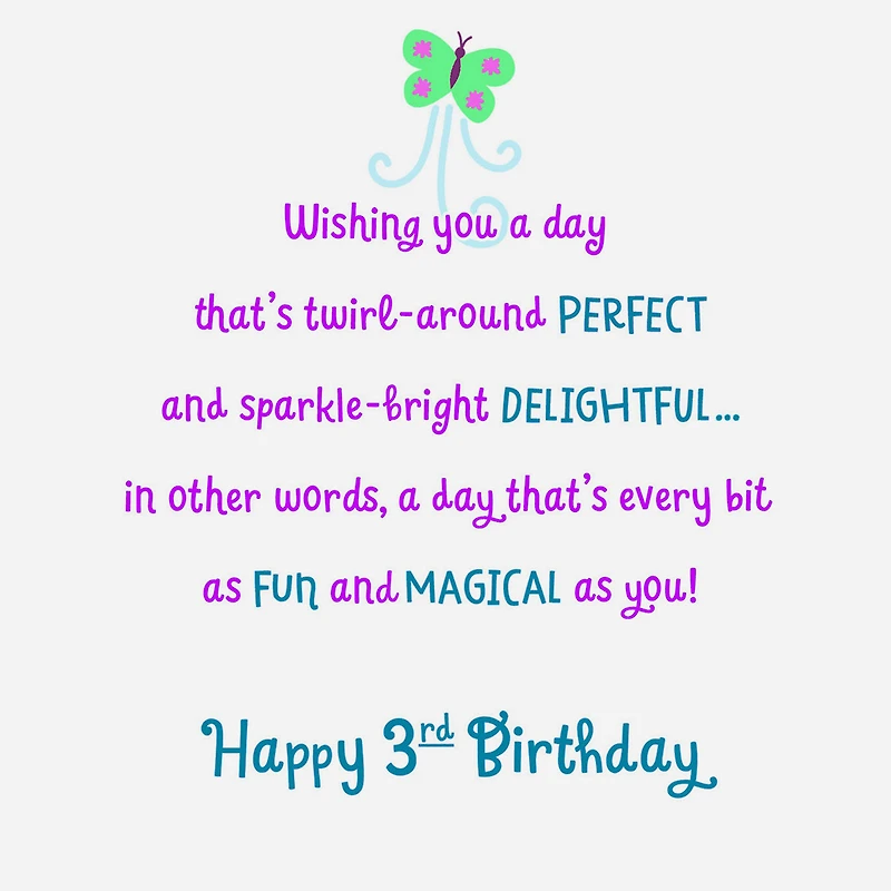 Dancing Cat 3rd Birthday Card for Kids for only USD 2.99 | Hallmark