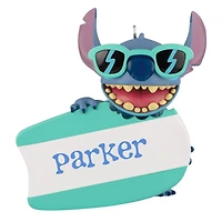 Disney Stitch With Surfboard Personalized Ornament, Custom Text for only USD 30.99 | Hallmark