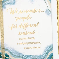 Well-Lived and Well-Loved Sympathy Card for only USD 7.99 | Hallmark