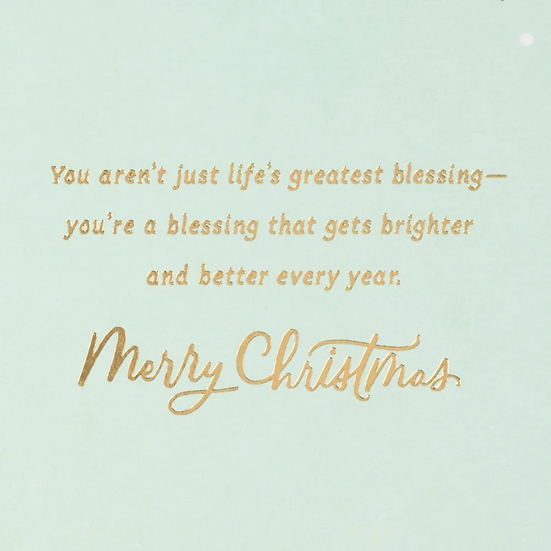 You're Life's Greatest Blessing Christmas Card for Daughter for only USD 5.59 | Hallmark