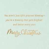 You're Life's Greatest Blessing Christmas Card for Daughter for only USD 5.59 | Hallmark