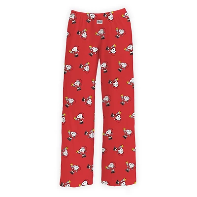 Brief Insanity Peanuts Snoopy Happy Holidays Red Lounge Pants for only USD 29.99 | Hallmark