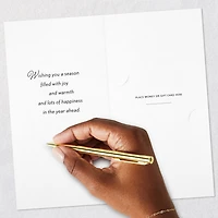 Snowflakes on Gold Money Holder Christmas Cards, Pack of 10 for only USD 8.99 | Hallmark