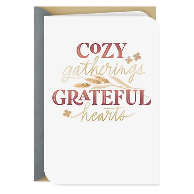 Many Reasons to Be Happy Thanksgiving Card for only USD 2.99 | Hallmark