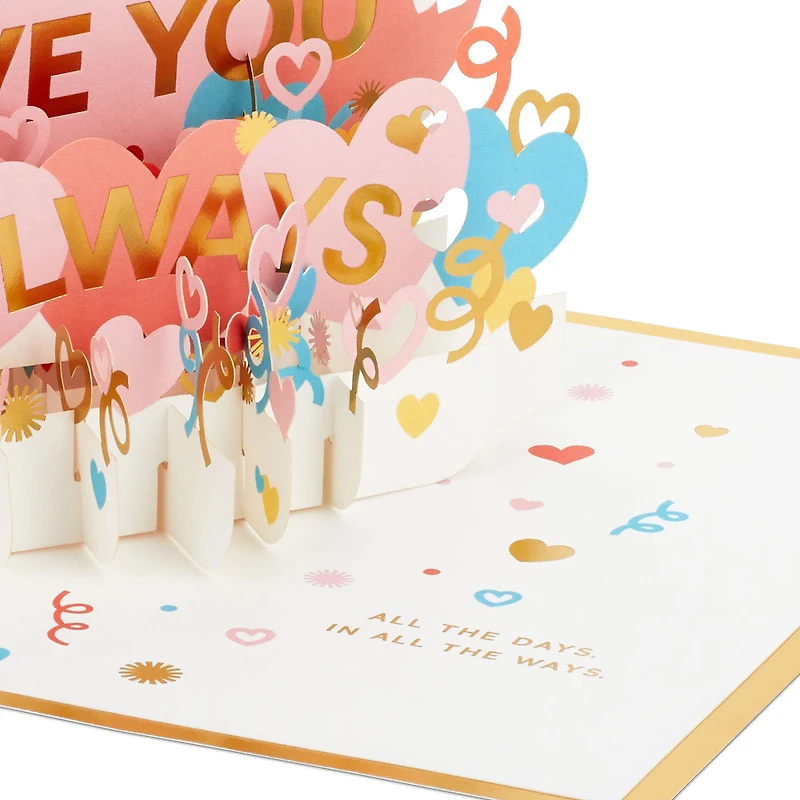 Love You Always 3D Pop-Up Love Card for only USD 12.99 | Hallmark