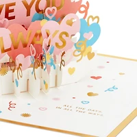 Love You Always 3D Pop-Up Love Card for only USD 12.99 | Hallmark
