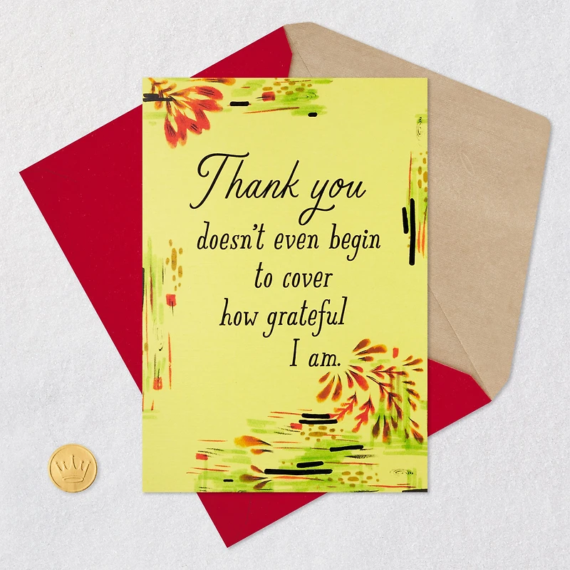 You're the Best, For Real Thank-You Card for only USD 3.99 | Hallmark