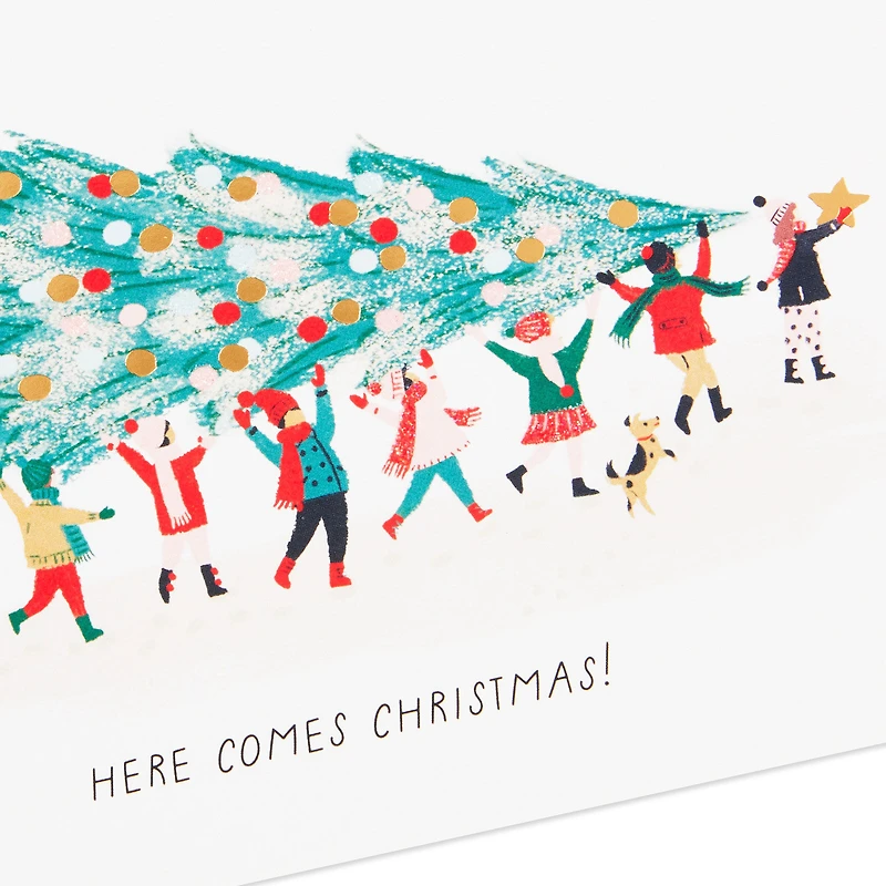 UNICEF Here Comes Christmas Boxed Christmas Cards, Pack of 12 for only USD 12.50 | Hallmark