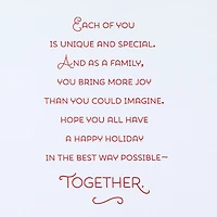 A Happy Holiday Together Christmas Card for Daughter and Family for only USD 5.59 | Hallmark