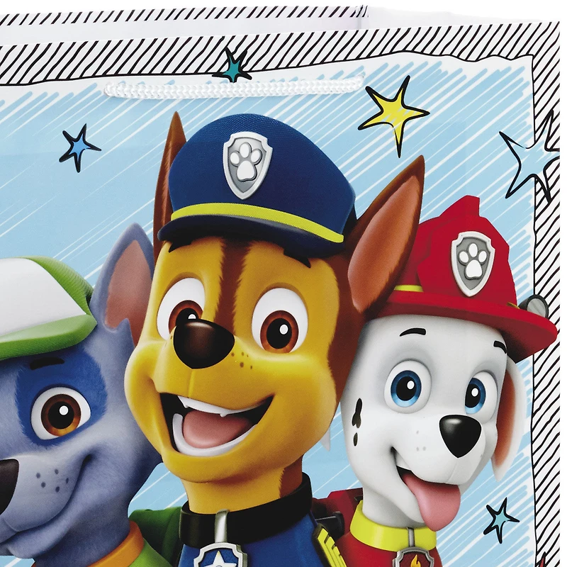 13" Paw Patrol™ Chase and Friends Blue Gift Bag for only USD 3.99 | Hallmark