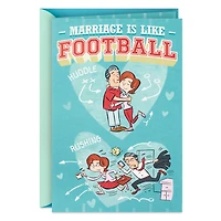 Marriage Is Like Football Funny Anniversary Card for only USD 5.99 | Hallmark