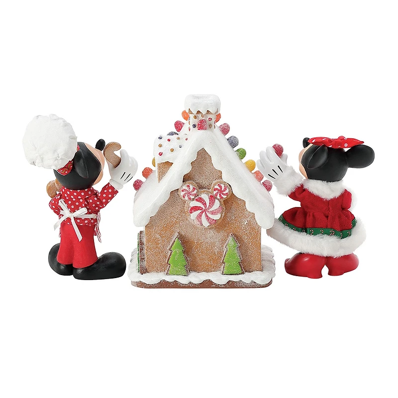Enesco Disney Mickey and Minnie's Gingerbread House Figurine, 6" for only USD 99.99 | Hallmark