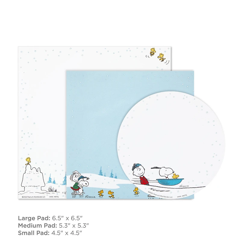 Peanuts Winter Fun Memo Pad Set for only USD 13.99 | Hallmark