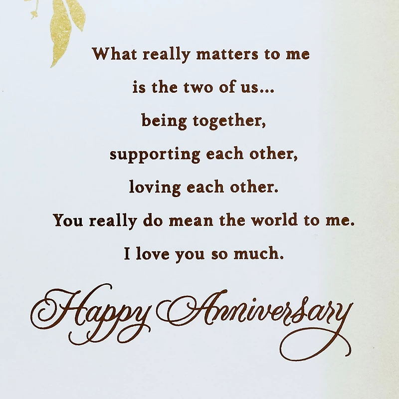 For the One I Love Romantic Anniversary Card for only USD 8.99 | Hallmark