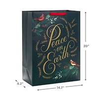 20" Peace on Earth Jumbo Christmas Gift Bag for only USD 5.99 | Hallmark