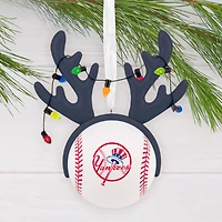 MLB New York Yankees™ Reindeer Baseball Hallmark Ornament for only USD 12.99 | Hallmark