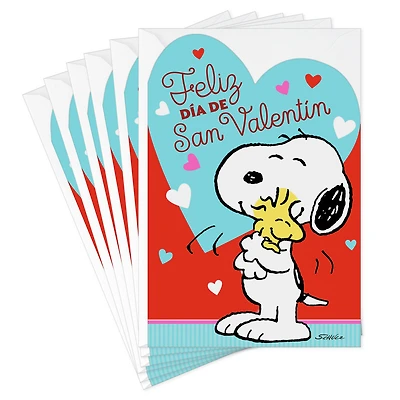Peanuts® Snoopy Wishing You the Best Spanish-Language Valentine's Day Cards, Pack of 6 for only USD 6.99 | Hallmark