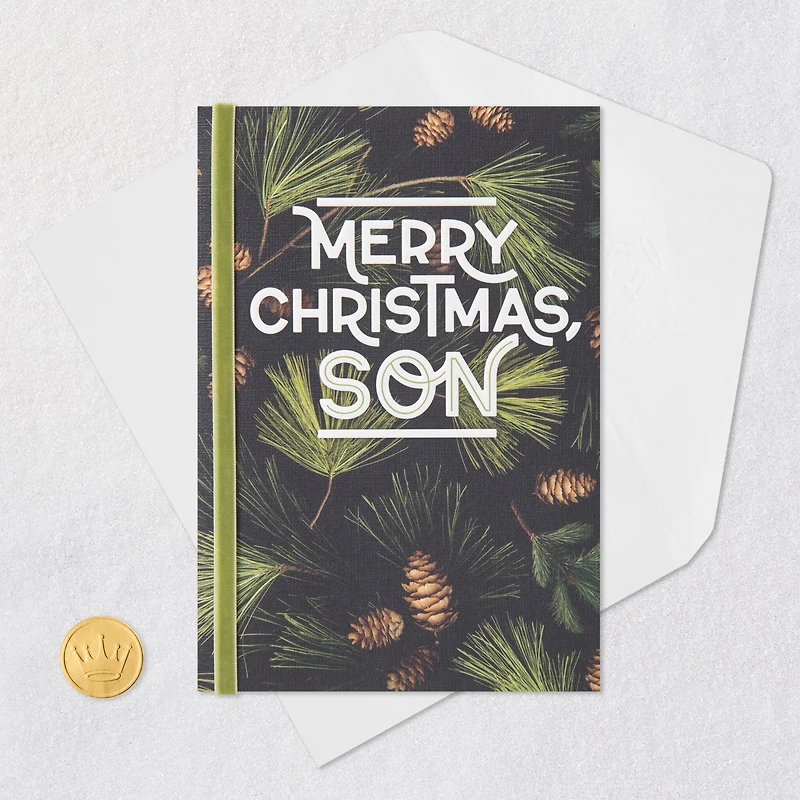 Loving Wishes for You Christmas Card for Son for only USD 6.99 | Hallmark