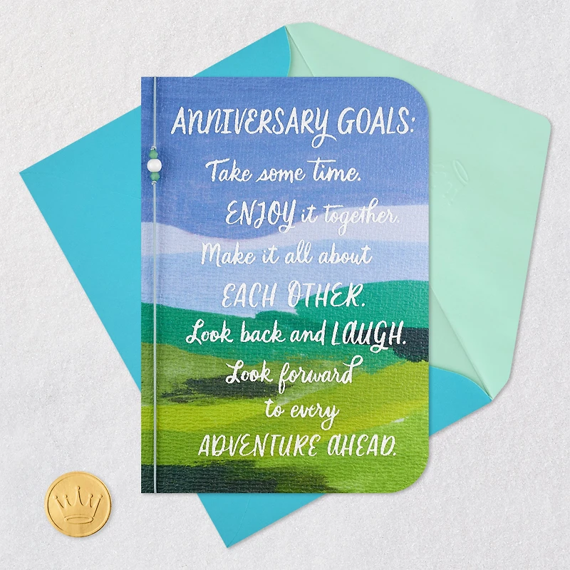 Goals for the Day Anniversary Card for Couple for only USD 6.59 | Hallmark