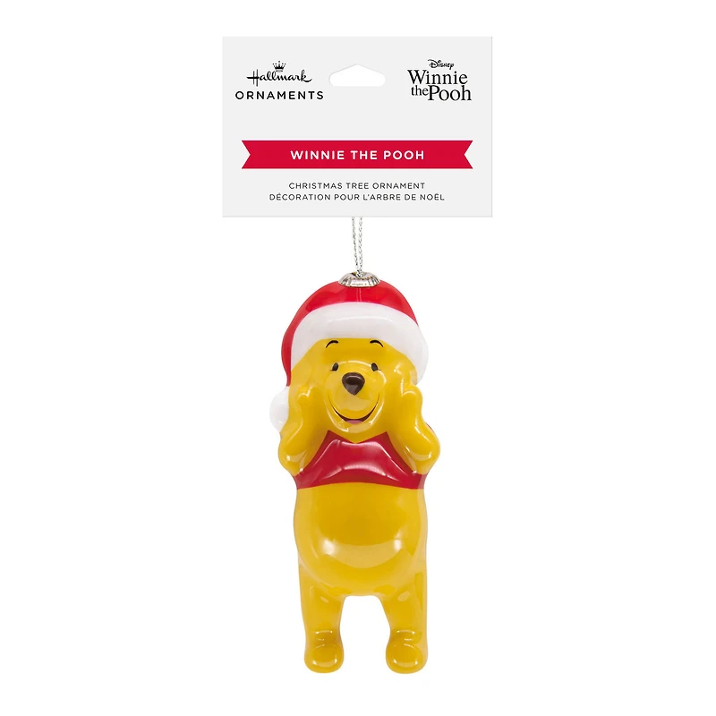 Disney Winnie the Pooh in Santa Hat Shatterproof Hallmark Ornament for only USD 9.49 | Hallmark