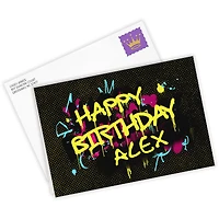 Graffiti Lettering Custom Birthday Card for only USD 4.99 | Hallmark